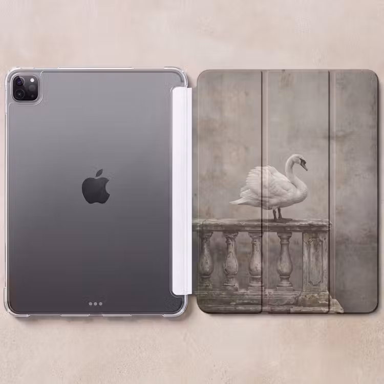 iPad-Hülle - Schwan - Elegant - Tiere - Weiß — 6