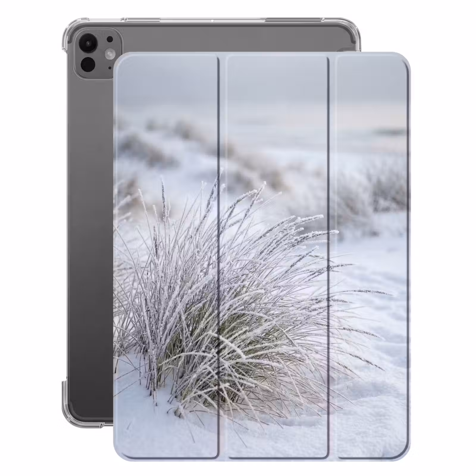 iPad-Hülle - Dünen - Schnee - Strand - Winter - Gelassenheit — 1