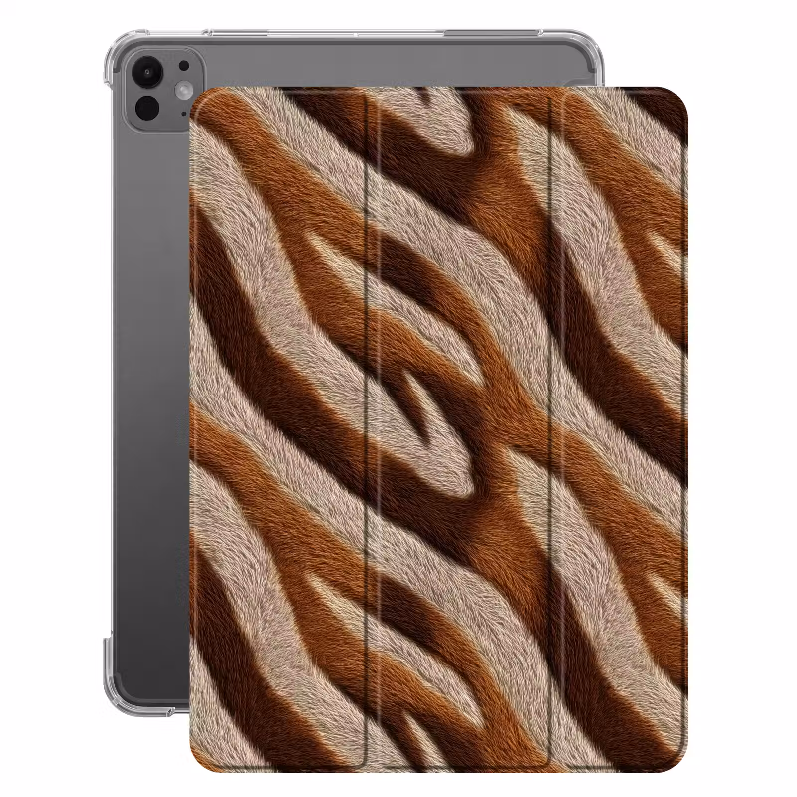 iPad-Hülle - Zebra – Braun – Muster — 1