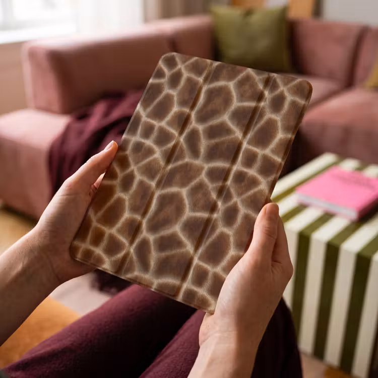 iPad-Hülle - Giraffe – Braun – Fell — 4