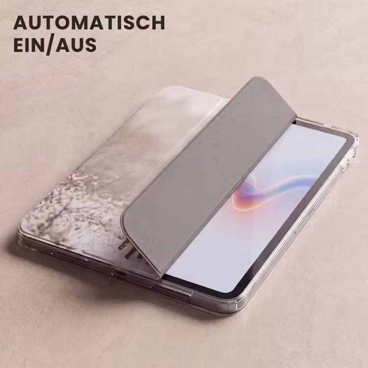 iPad-Hülle - Rothirsch - Wald - Schnee - Winter - Majestätisch — 5