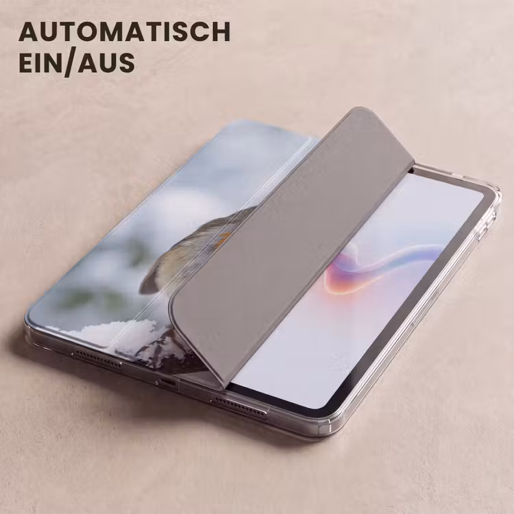 iPad-Hülle - Rotkehlchen - Zweig - Schnee - Winter - Lebendig — 5