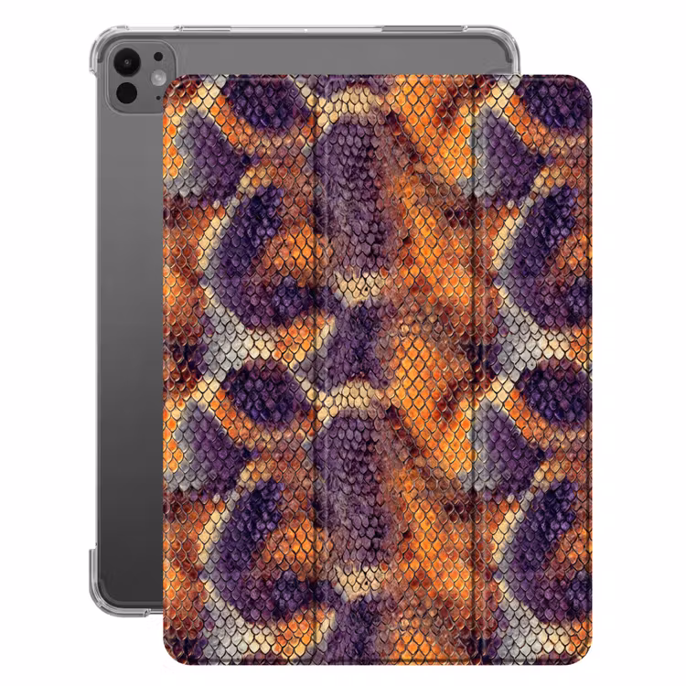 iPad-Hülle - Schlange – Bunt – Schuppen — 1