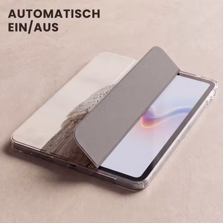 iPad-Hülle - Schneeeule - Pfahl - Winter - Porträt - Majestätisch — 5