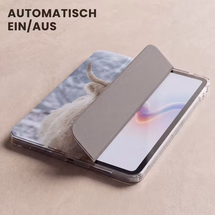 iPad-Hülle - Schottische Highlander - Schnee - Berge - Winter — 5