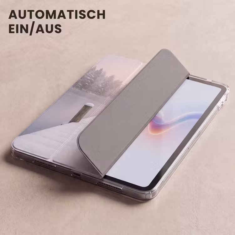 iPad-Hülle - Steg - See - Nebel - Winter - Gelassenheit — 5