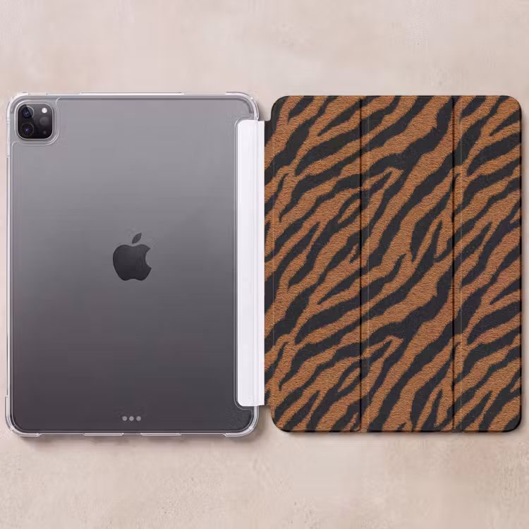 iPad-Hülle - Tiger – Schwarz – Fell — 6