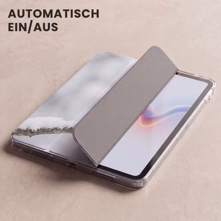 iPad-Hülle - Vogel - Schnee - Zweig - Winter - Weich — 5