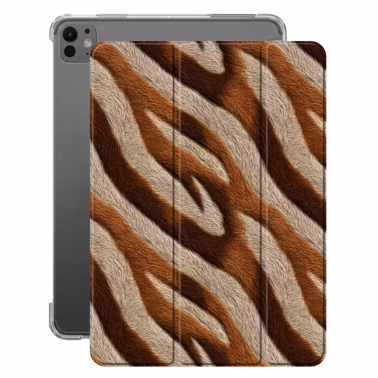 iPad-Hülle - Zebra – Braun – Muster — 1