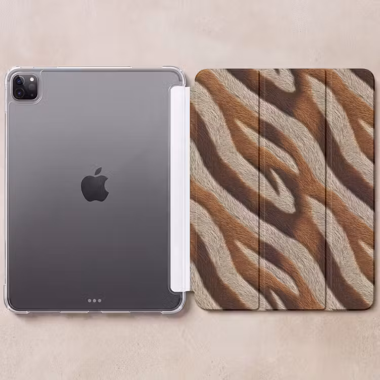 iPad-Hülle - Zebra – Braun – Muster — 6