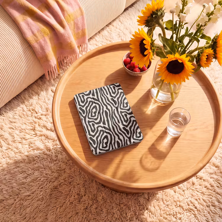 iPad-Hülle - Zebra – Schwarz – Abstrakt — 2