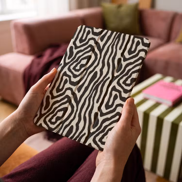 iPad-Hülle - Zebra – Schwarz – Abstrakt — 4