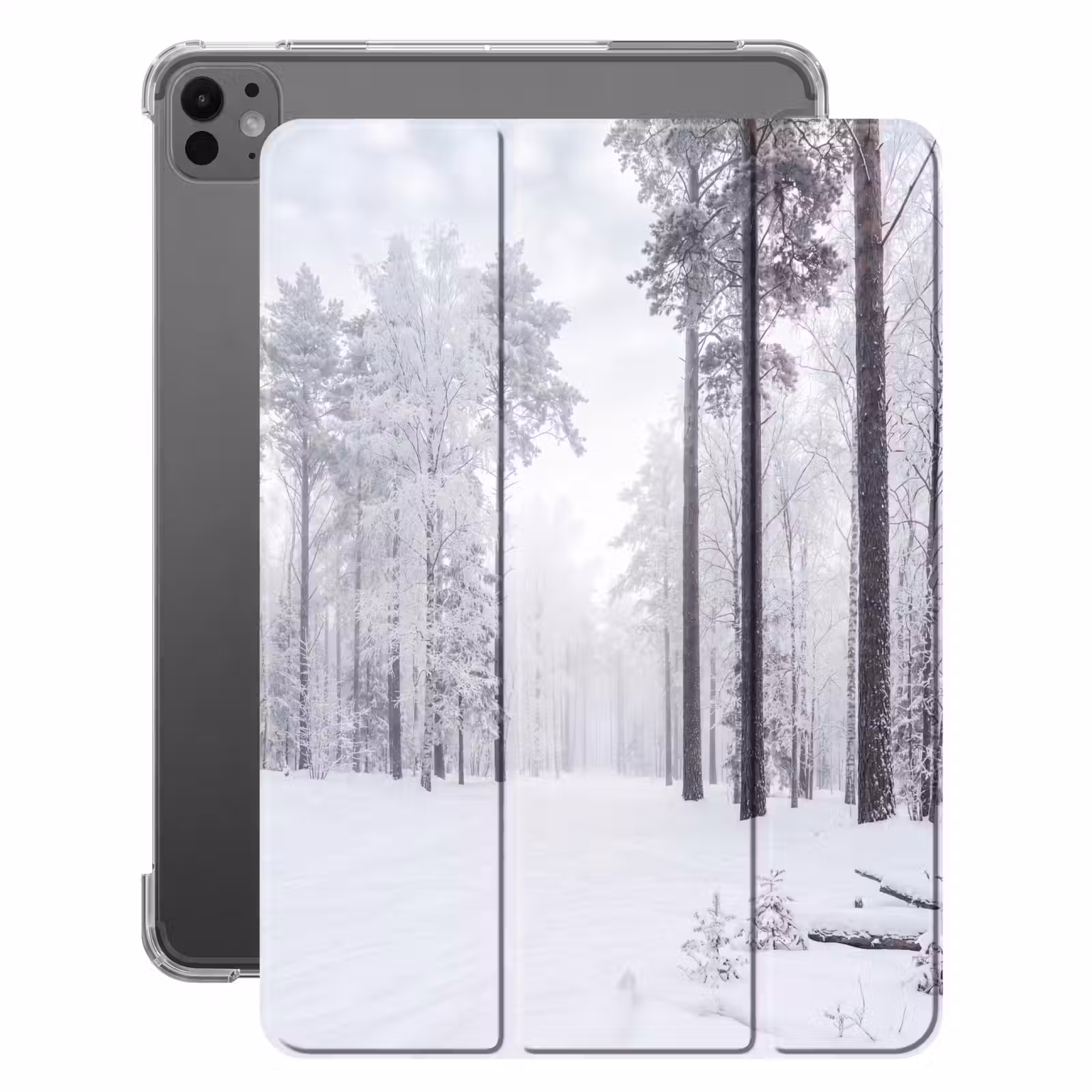 iPad-Hülle - Wald - Schnee - Weg - Winter - Stille — 1