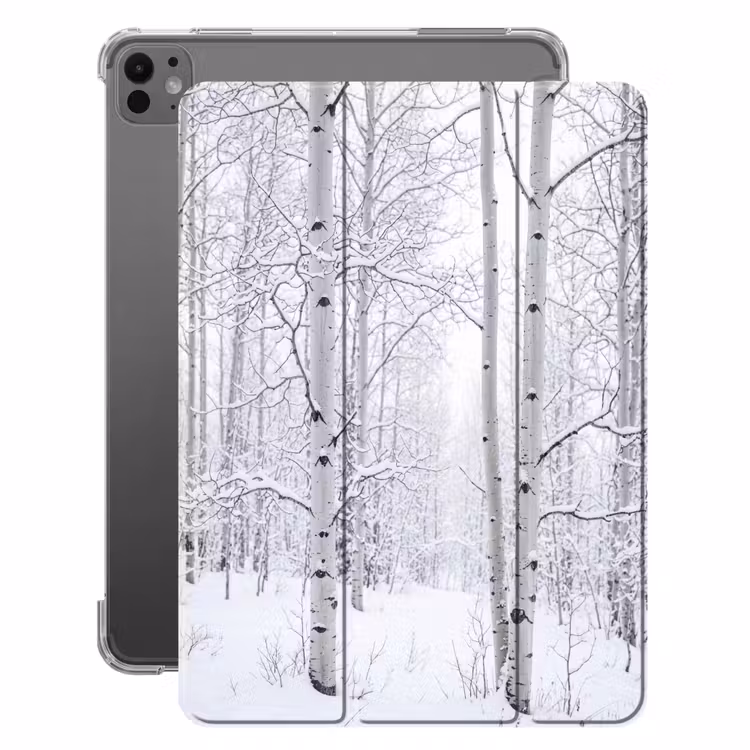 iPad-Hülle - Birke - Schnee - Winter - Wald - Weiß — 1