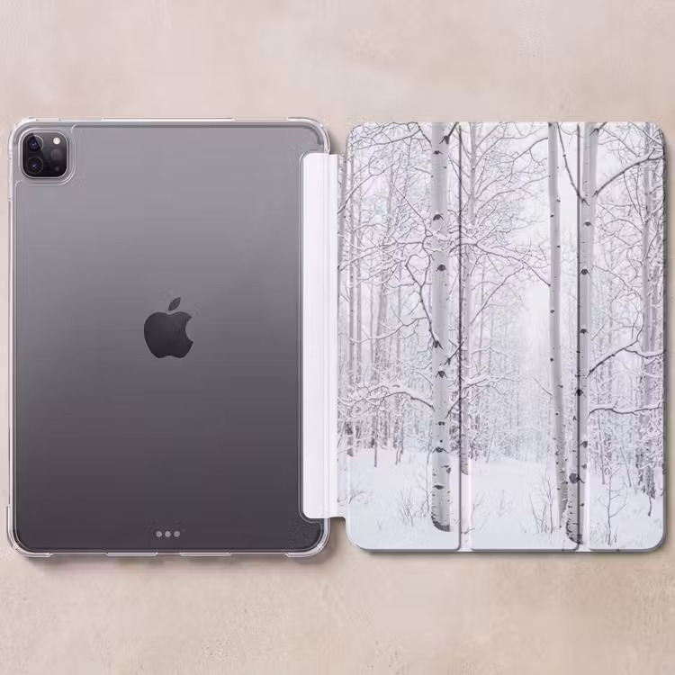 iPad-Hülle - Birke - Schnee - Winter - Wald - Weiß — 6