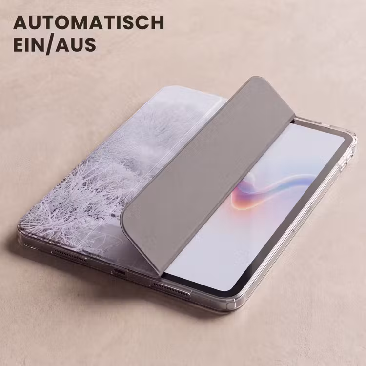 iPad-Hülle - Fluss - Schnee - Wald - Winter - Naturschauspiel — 5