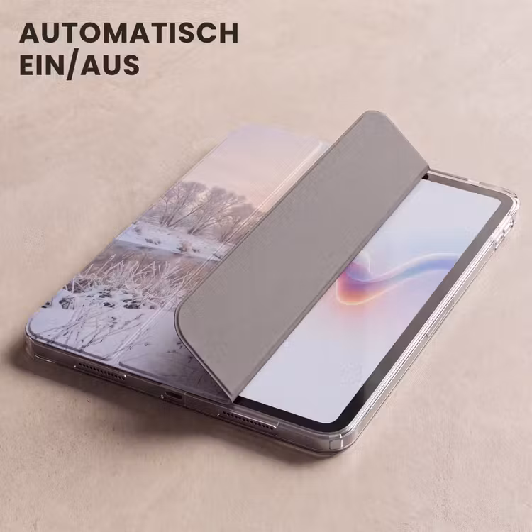 iPad-Hülle - Fluss - Winter - Landschaft - Schnee - Sonnenaufgang — 5