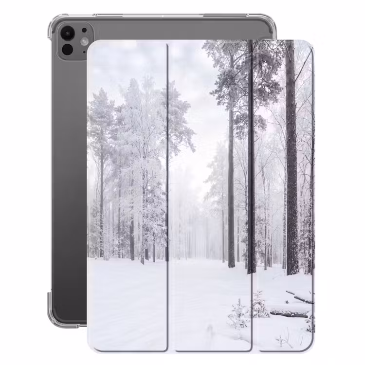 iPad-Hülle - Wald - Schnee - Weg - Winter - Stille — 1