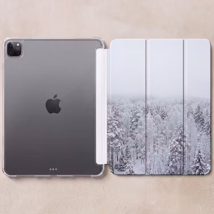 iPad-Hülle - Wald - Schnee - Winter - Natur - Weiß — 6