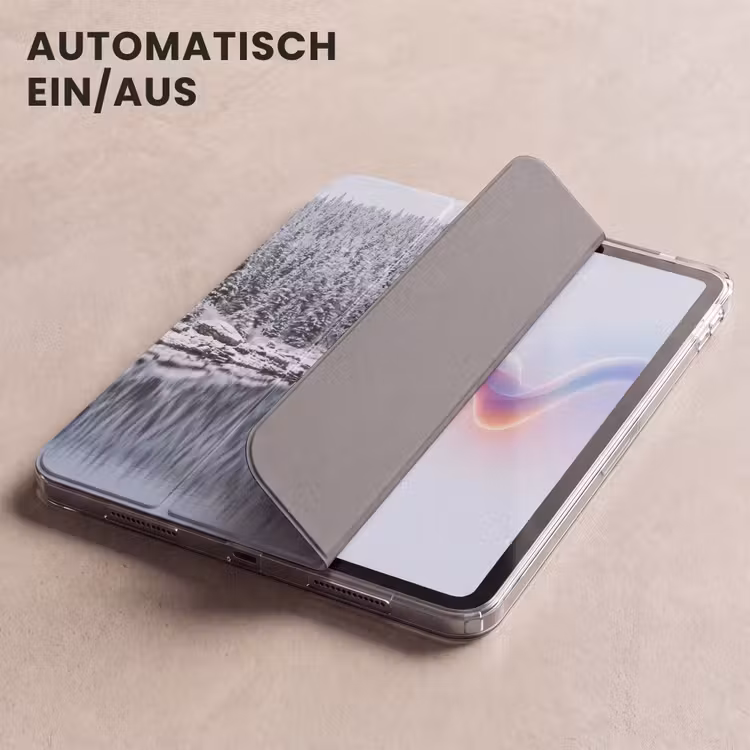 iPad-Hülle - Wald - Spiegelung - See - Winter - Gelassenheit — 5