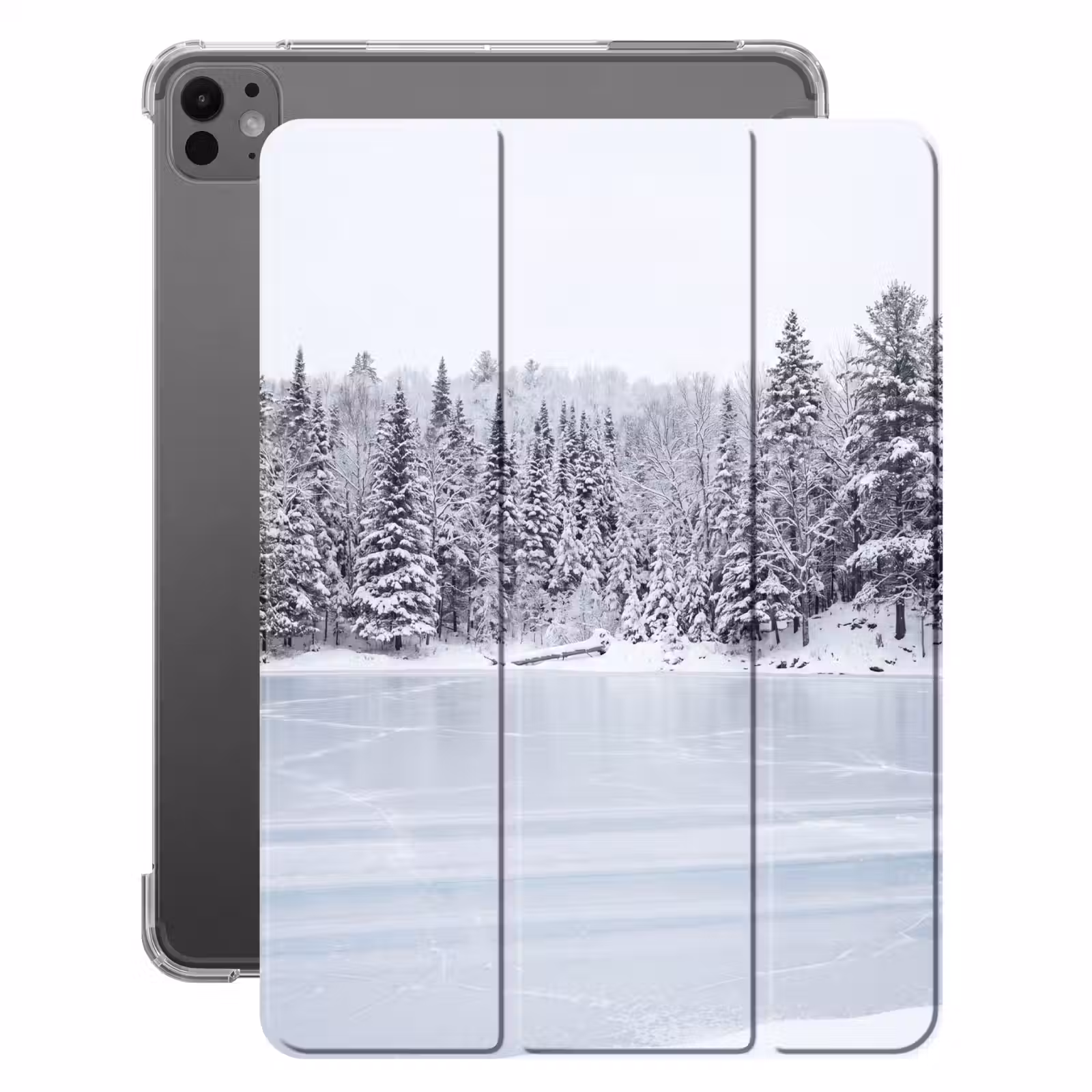 iPad-Hülle - Mehr - Kiefer - Eis - Winter - Beruhigend — 1
