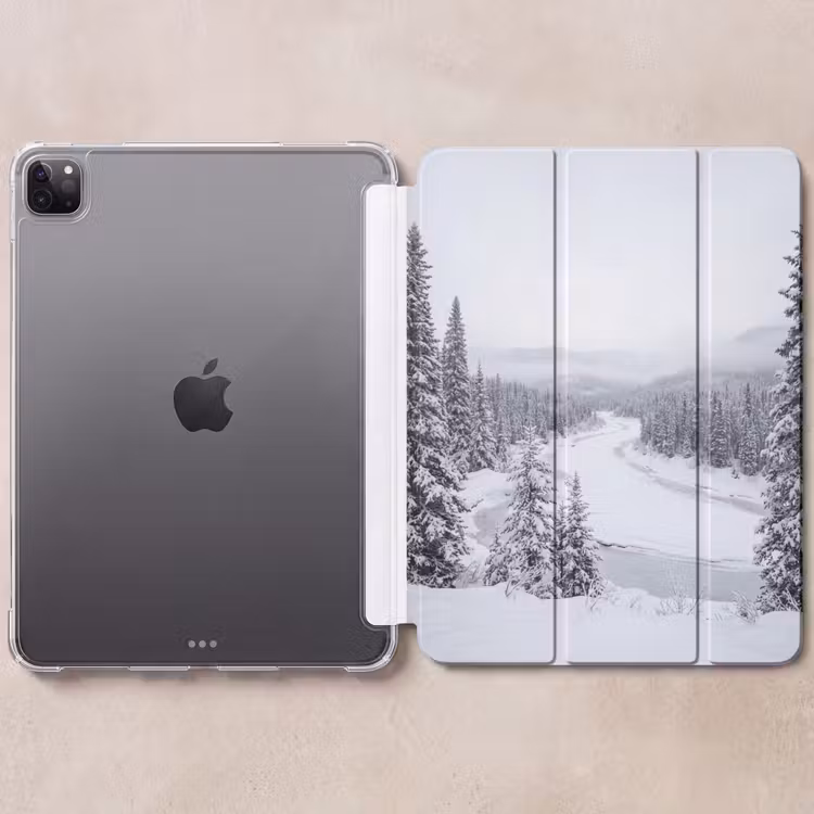 iPad-Hülle - Fluss - Gefroren - Landschaft - Winter — 6