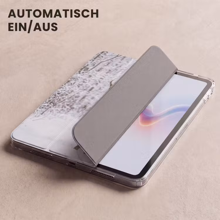 iPad-Hülle - Hirsch - Winter - Wald - Natur - Weiß — 5