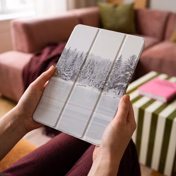 iPad-Hülle - Mehr - Kiefer - Eis - Winter - Beruhigend — 4