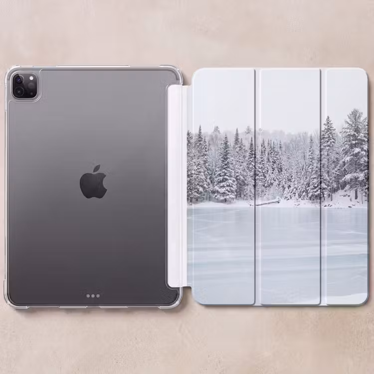 iPad-Hülle - Mehr - Kiefer - Eis - Winter - Beruhigend — 6