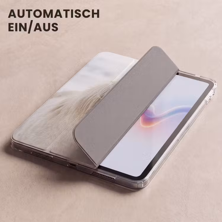 iPad-Hülle - Pferd - Kopf - Winter - Tiere - Weiß — 5