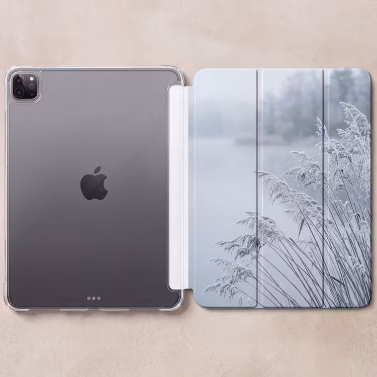 iPad-Hülle - Schilf - Gefroren - Winter - Natur — 6