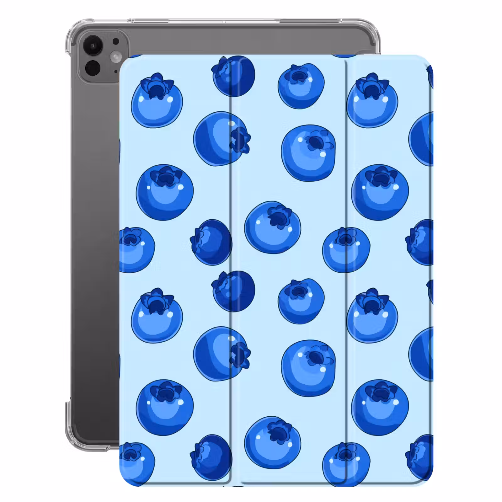 iPad-Hülle - Beeren - Modern - Blau — 1