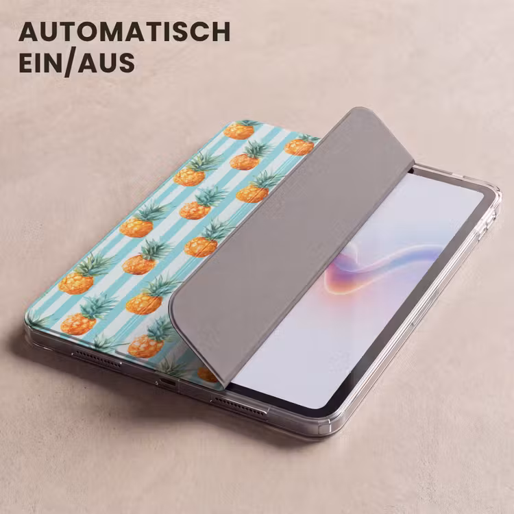 iPad-Hülle - Ananas - Streifen - Grün — 5