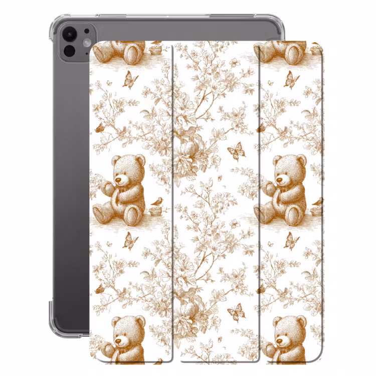 iPad-Hülle - Bär - Zeitlos - Braun — 1