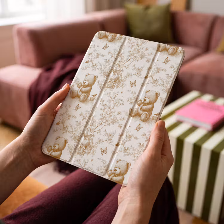 iPad-Hülle - Bär - Zeitlos - Braun — 4