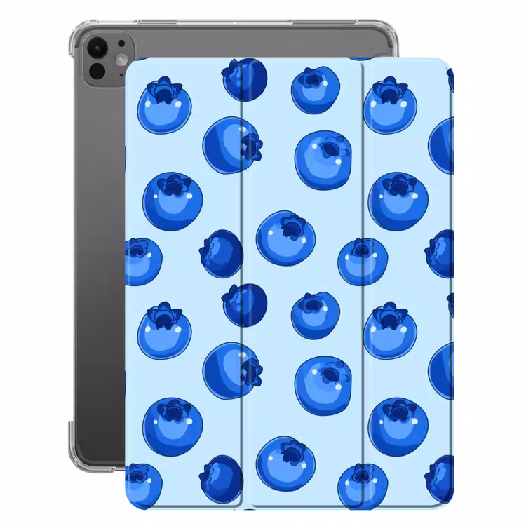 iPad-Hülle - Beeren - Modern - Blau — 1