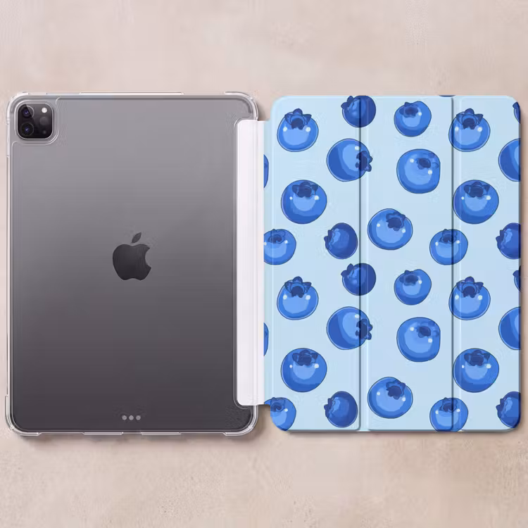 iPad-Hülle - Beeren - Modern - Blau — 6