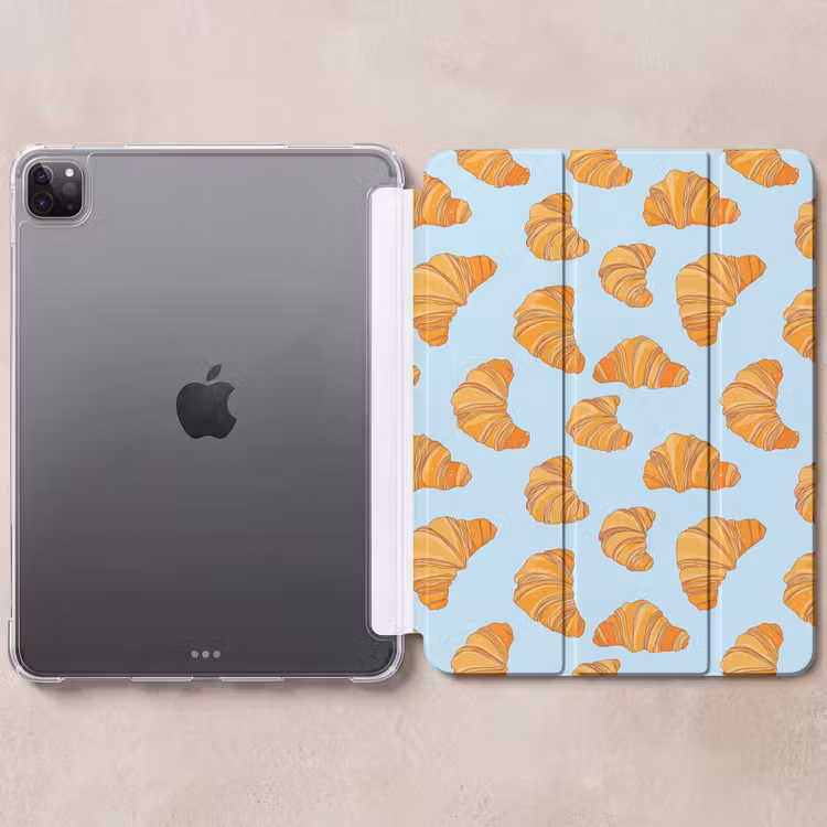 iPad-Hülle - Croissant - Verspielt - Blau — 6