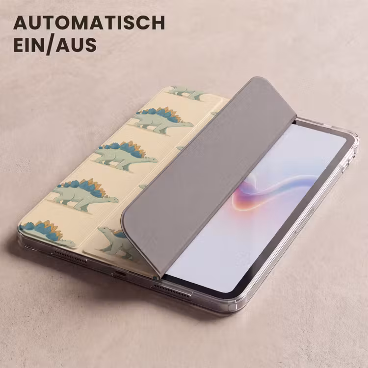 iPad-Hülle - Dino - Muster - Grün — 5