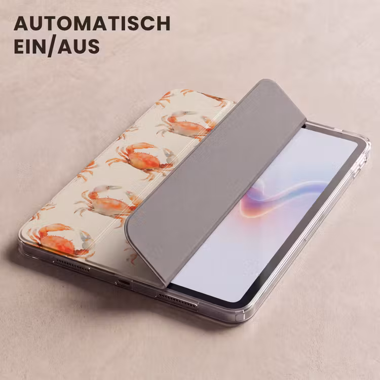 iPad-Hülle - Krabben - Muster - Orange — 5
