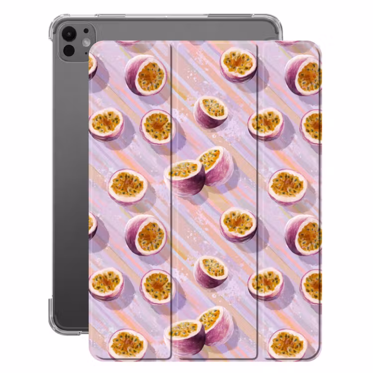 iPad-Hülle - Passionsfrucht - Tropisch - Lila — 1