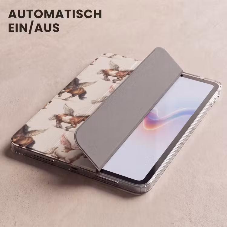 iPad-Hülle - Pferde - Flügel - Farbenfroh — 5