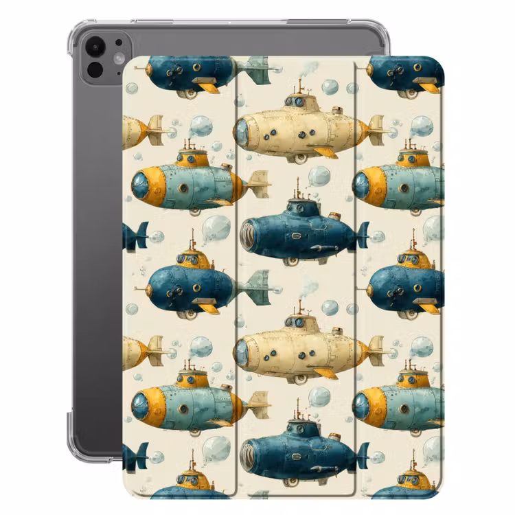 iPad-Hülle - Tauchboot - Fantasie - Farbenfroh — 1