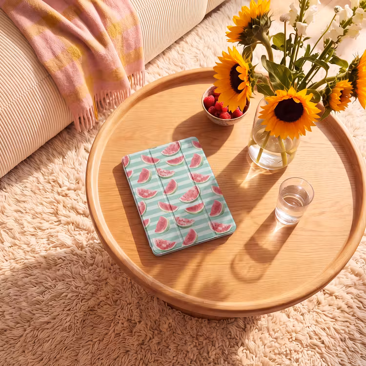 iPad-Hülle - Wassermelone - Streifen - Grün — 2