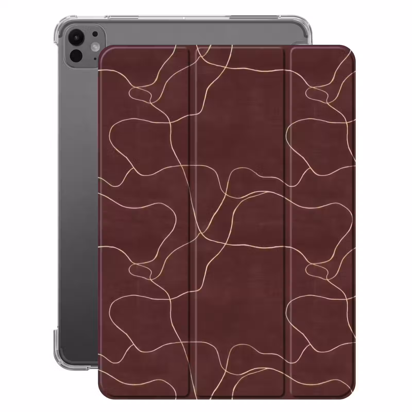 iPad-Hülle - Abstrakt - Modern - Braun — 1