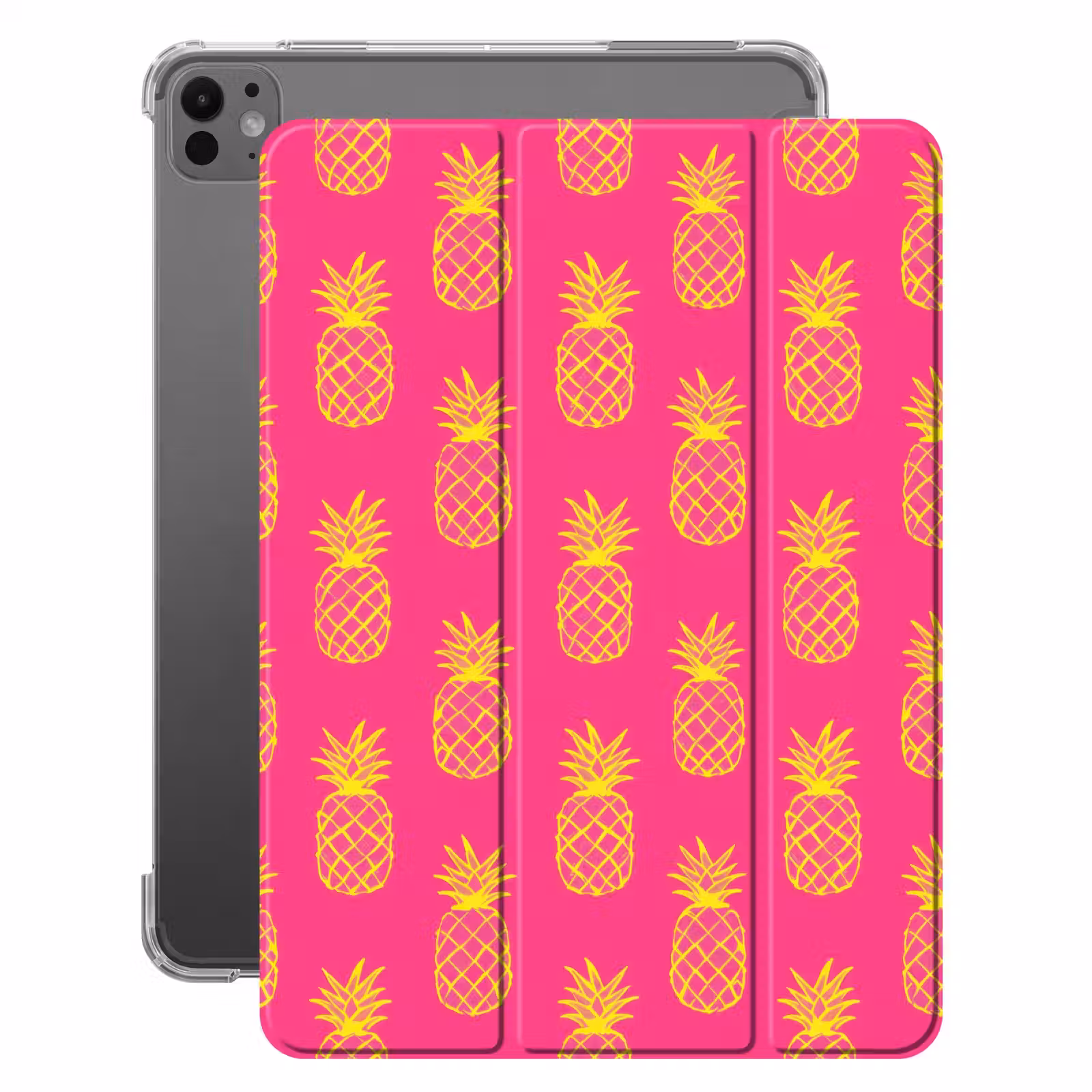 iPad-Hülle - Ananas - Trendy - Rosa — 1
