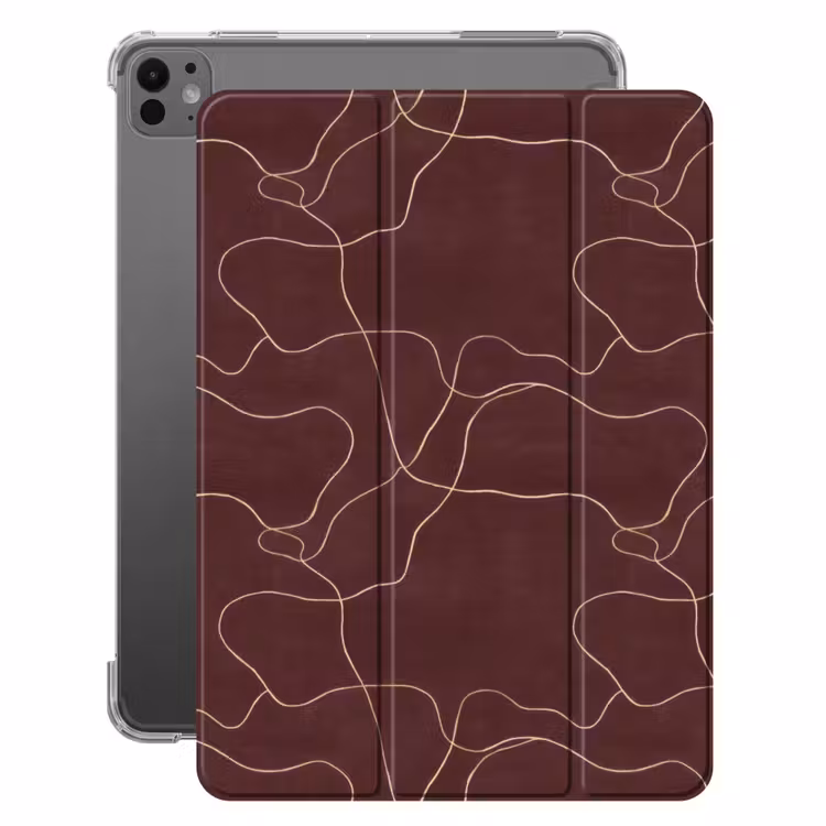 iPad-Hülle - Abstrakt - Modern - Braun — 1