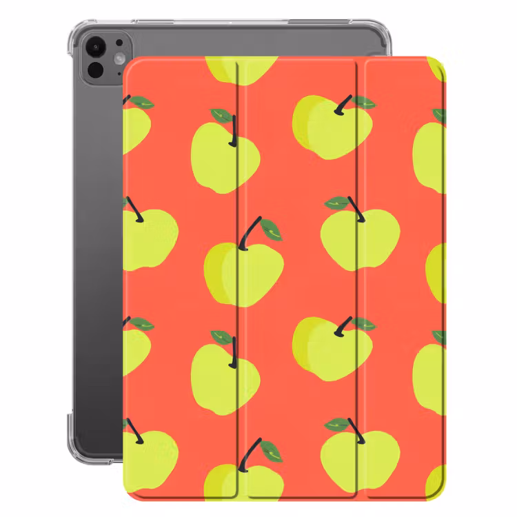 iPad-Hülle - Äpfel - Modern - Grün — 1