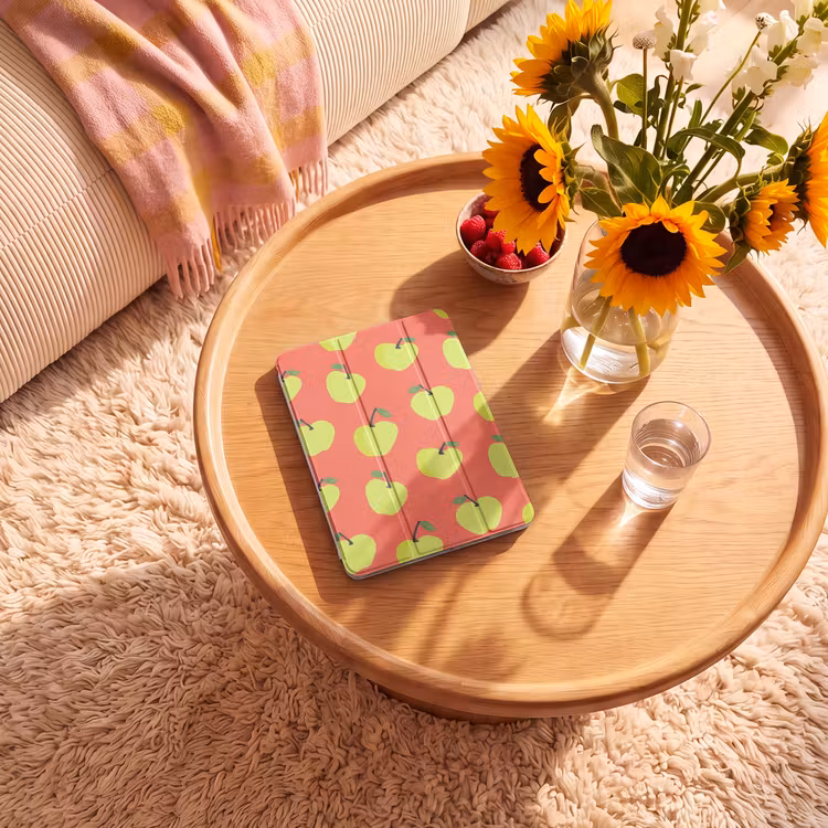 iPad-Hülle - Äpfel - Modern - Grün — 2