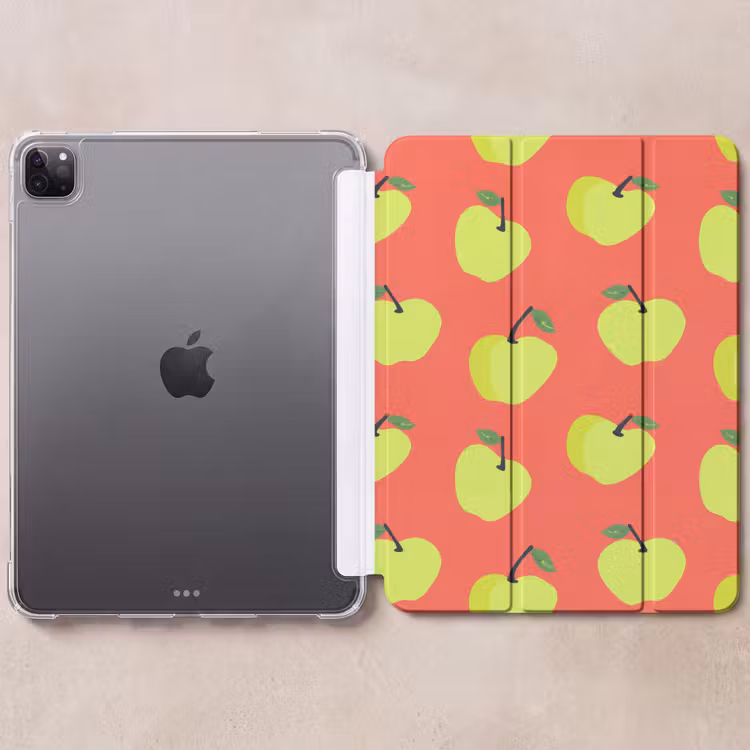 iPad-Hülle - Äpfel - Modern - Grün — 6